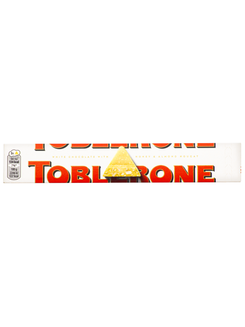 Шоколад Toblerone белый с медово-миндальной нугой, 100г