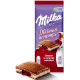 Шоколад Milka молочный двойная начинка вишня, 80г