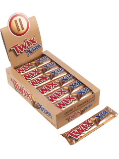 Батончик шоколадный Twix Xtra, 82г x 24 шт