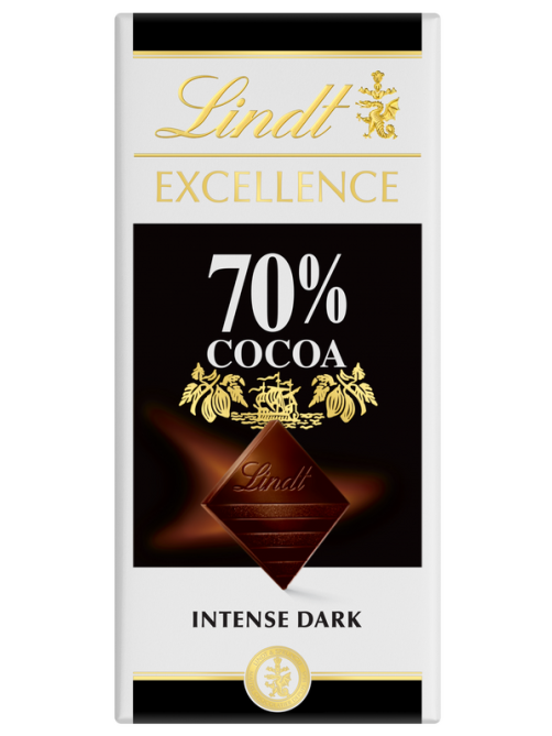 Шоколад Lindt Excellence 70% какао, 100г