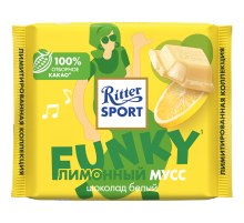 Шоколад белый Ritter Sport Лимонный мусс, 100г