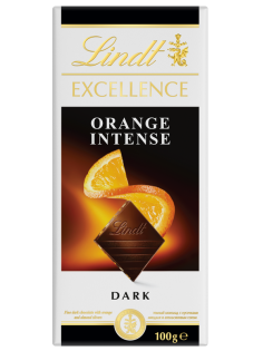 Шоколад Lindt Excellence темный с кусочками апельсина и миндаля, 100г