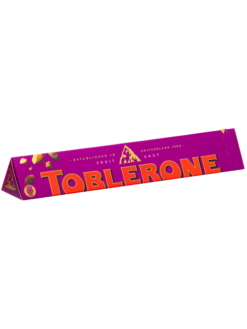 Шоколад Toblerone молочный с изюмом и миндалем, 100г