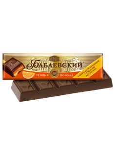 Шоколад Бабаевский темный апельсин, 50г