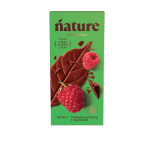 Шоколад N Nature темный с малиной веган, 70г