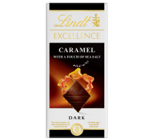 Шоколад Lindt Excellence Темный с карамелью и морской солью, 100г