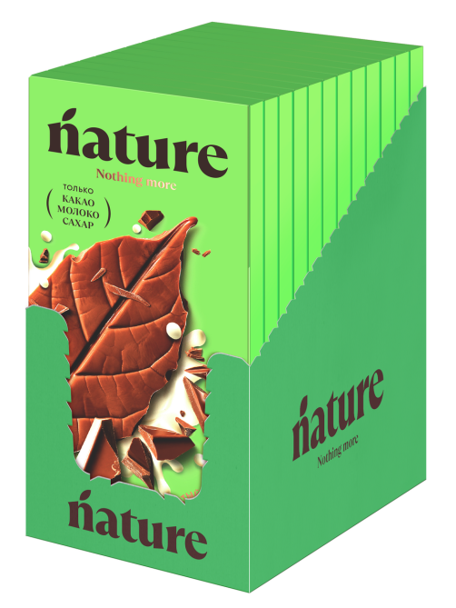 Шоколад N Nature молочный, 70г