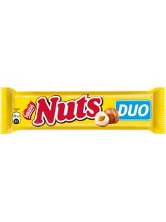 Шоколадный батончик Nuts DUO с фундуком, 66г