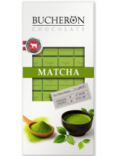 Шоколад Bucheron белый с чаем матча, 70г