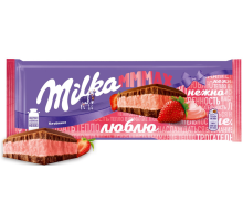 Шоколад Milka Mmmax молочный клубника, 253г