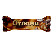 Батончик шоколадный Акконд Отломи с молочной карамелью и кремовой начинкой, 33г