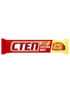 Батончик шоколадный Степ Extra Nut, 47г