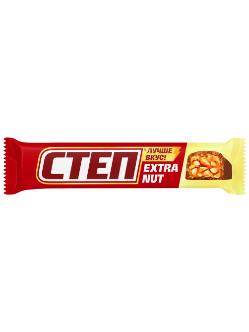 Батончик шоколадный Степ Extra Nut, 47г