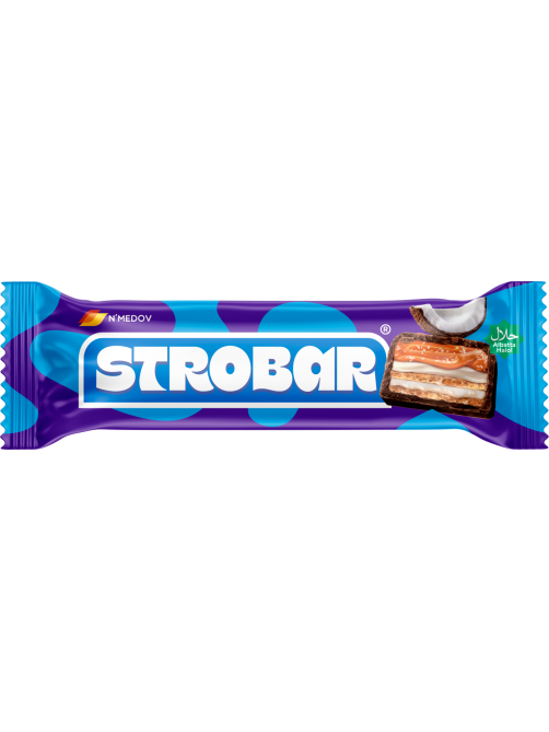 Батончик шоколадный Strobar с кокосом, 40г