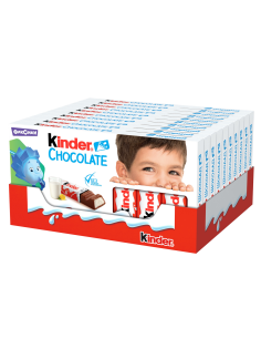 Шоколад Kinder Chocolate молочный 8 порций, 100г x 10 шт