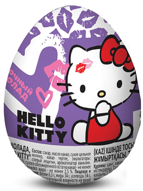 Яйцо Hello Kitty с сюрпризом, 20г