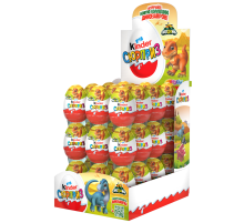 Шоколадное яйцо Kinder Сюрприз из молочного шоколада и игрушкой внутри коллекция Natoons, 20г x 36 шт