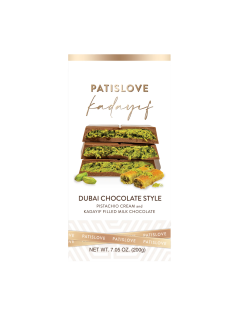 Шоколад Patislove Kadayif молочный дубайский, 200г