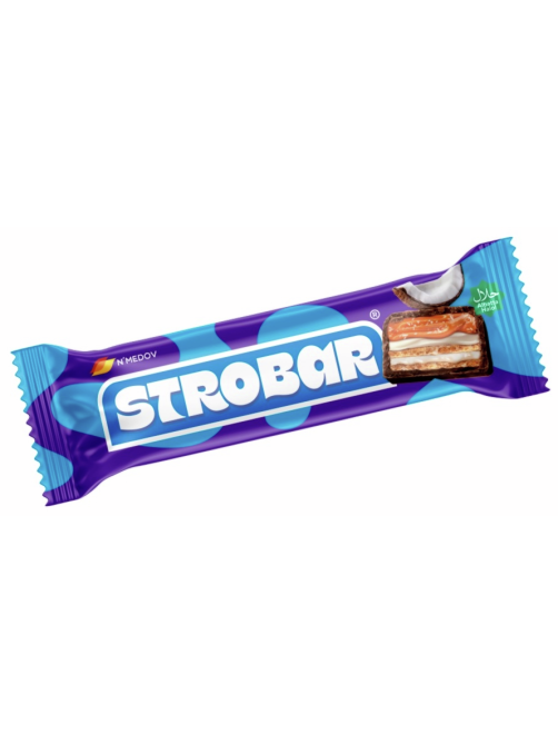 Батончик шоколадный Strobar с кокосом, 40г