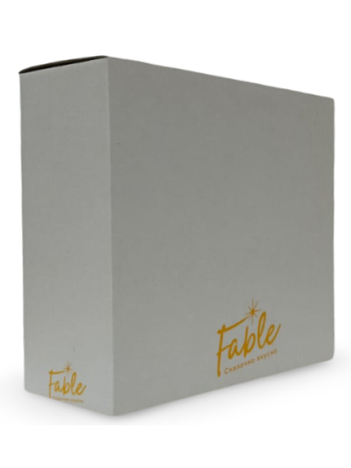 Плитка кондитерская Fable белая пористая, 90г x 20 шт