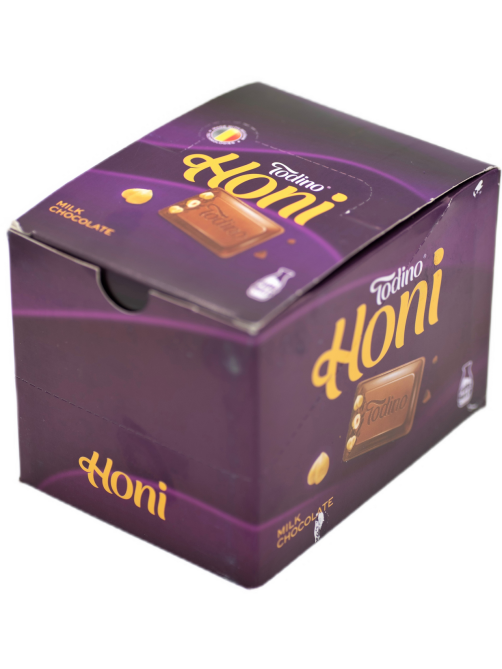 Шоколад Todino Honi молочный с фундуком, 60г x 10 шт