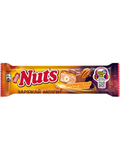 Шоколадный батончик Nuts Пекан, 60г