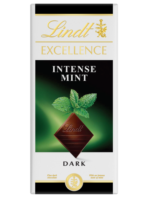 Шоколад Lindt Excellence мята, 100г