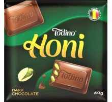 Шоколад Todino Honi темный с фисташками, 60г