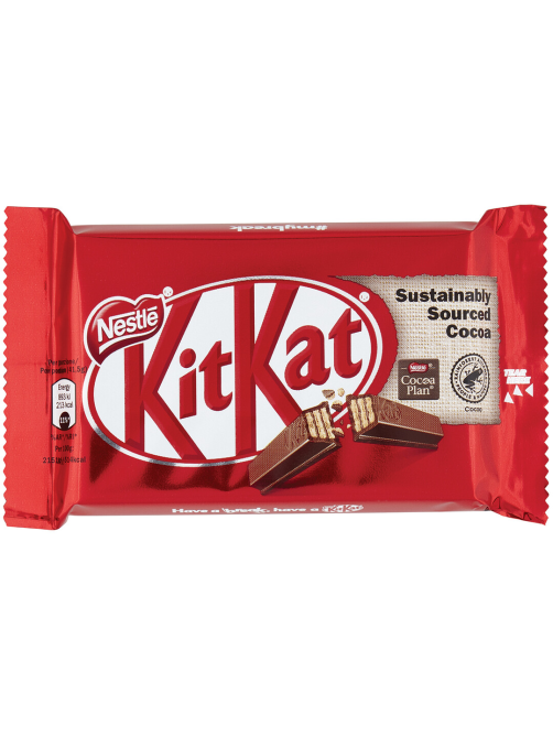Шоколад KitKat молочный с хрустящей вафлей, 41.5г