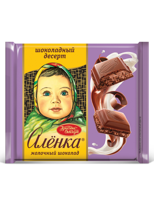 Шоколад Красный Октябрь молочный шоколадный десерт, 67г