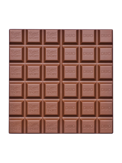 Шоколад Ritter Sport Duo молочный хрустящий, 218г