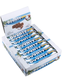 Батончик шоколадный Bounty Trio, 82.5г x 24 шт