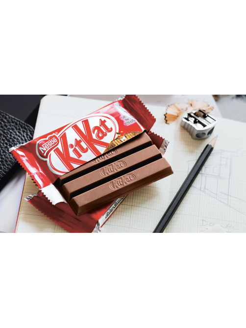 Шоколад KitKat молочный с хрустящей вафлей, 41.5г