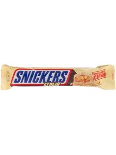 Батончик шоколадный Snickers Белый, 81г