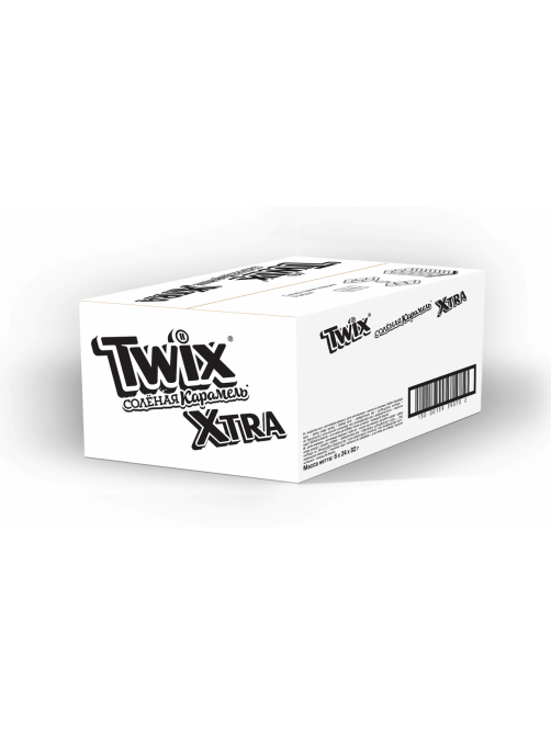 Батончик шоколадный Twix Xtra Cоленая карамель, 82г