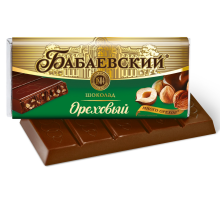 Шоколад Бабаевский темный ореховый, 40г