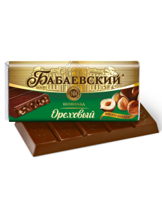 Шоколад Бабаевский темный ореховый, 40г