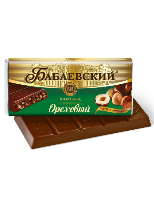 Шоколад Бабаевский темный ореховый, 40г
