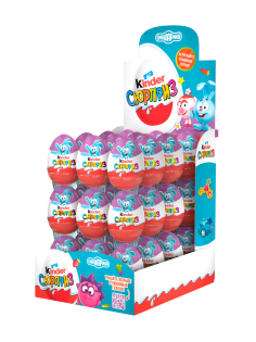 Яйцо шоколадное Kinder Сюрприз Смешарики, 20г x 36 шт