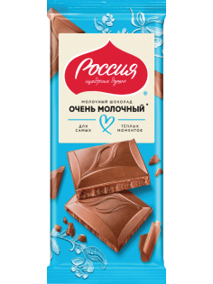 Шоколад Россия Щедрая душа очень молочный, 75г