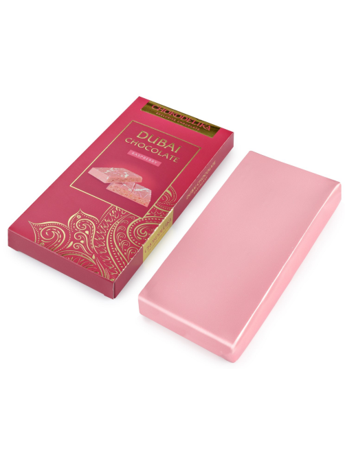 Шоколад Chokodelika Dubai Raspberry белый, 180г