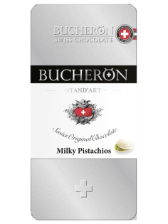 Шоколад Bucheron молочный с фисташками, 100г