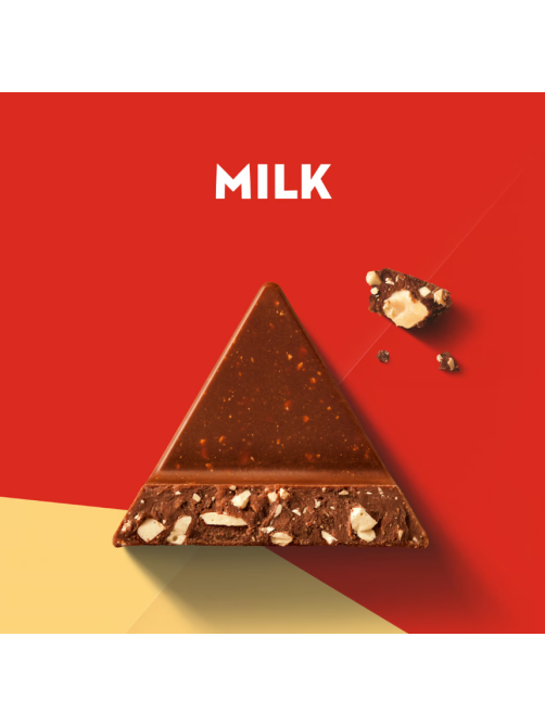 Шоколад Toblerone молочный с медово-миндальной нугой, 100г