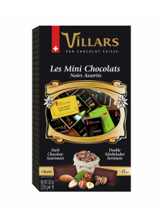 Шоколад Villars мини темный и горький, 250г