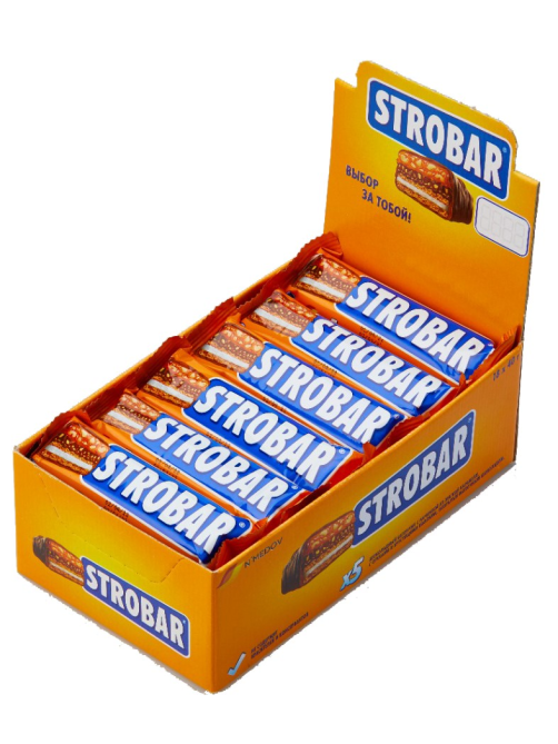 Батончик шоколадный Strobar с орехами, 40г
