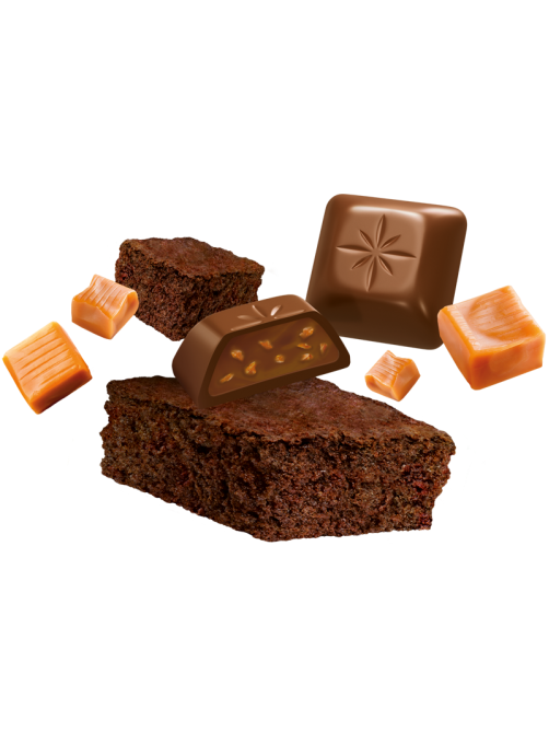 Шоколад молочный Schogetten Caramel Brownie, 100г