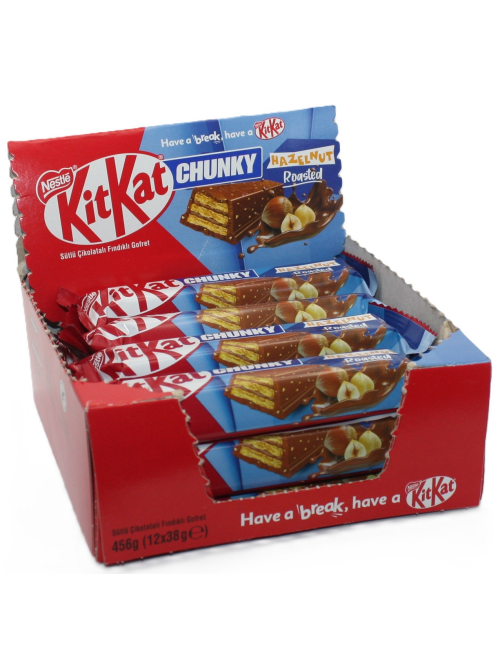 Батончик KitKat Chunky Hazelnut, 38г x 12 шт