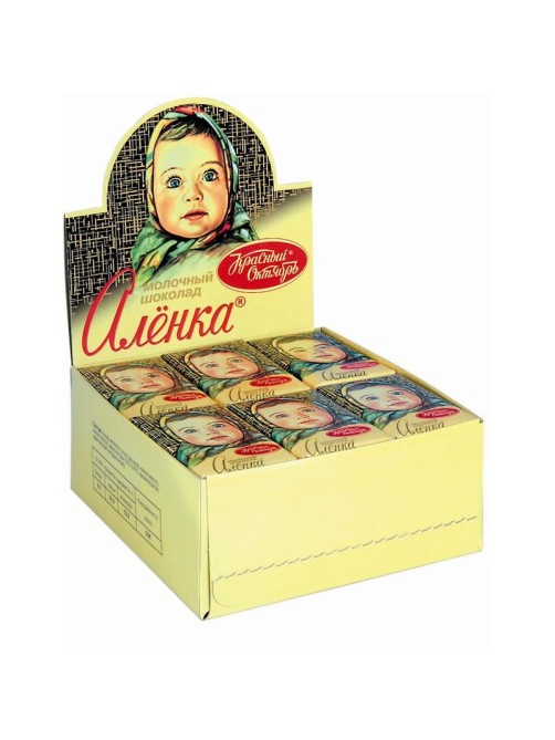 Шоколад Красный Октябрь Аленка молочный, 15г x 42 шт