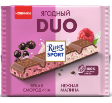 Шоколад Ritter Sport Duo молочный ягодный, 218г