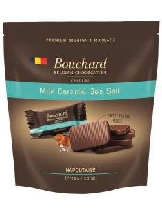 Мини-шоколад Bouchard Napolitains молочный карамель и морская соль, 150г